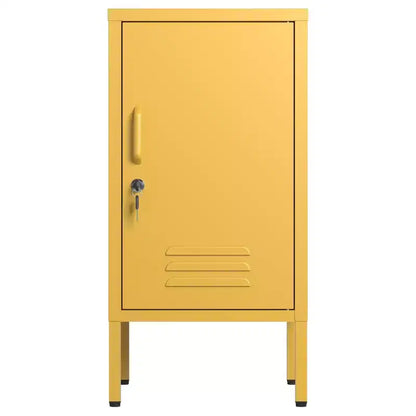 Table d'appoint casier en métal vert/orange/rose/violet – Armoire de rangement à 1 porte avec étagère réglable, conception anti-basculement