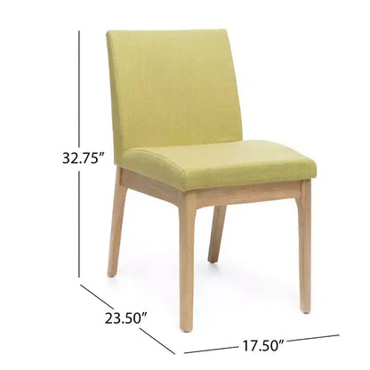Chêne/Thé Vert, Ensemble de salle à manger 5 pièces, style Mid-Century, 4 places