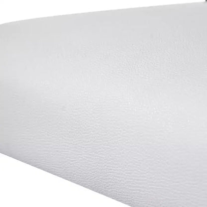 Chaises de salle à manger en lin/PU beige/noir avec dossier en rotin, lot de 2