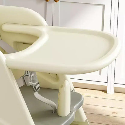Chaise haute et tour d'apprentissage 3-en-1 pour tout-petit, blanc et anthracite/gris/vert, 1 enfant